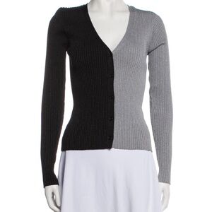 STAUD Black and Gray Women's Cardigan